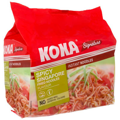KOKA Instant Noodles Spicy Singapore 5 Pack 85g