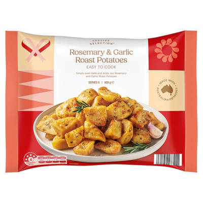 FESTIVE SELECTION Rosemary & Garlic Roast Potatoes 600g