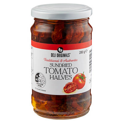 DELI ORIGINALS Sundried Tomato Halves 280g