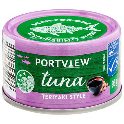 PORTVIEW Flavoured Tuna 95g - Teriyaki Style