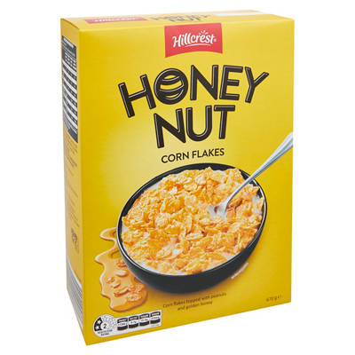 HILLCREST Honey Nut Corn Flakes 670g