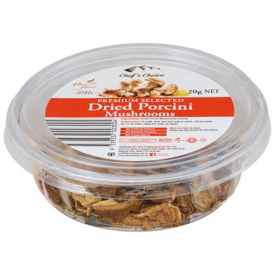 CHEF'S CHOICE Porcini Dried Mushrooms 20g