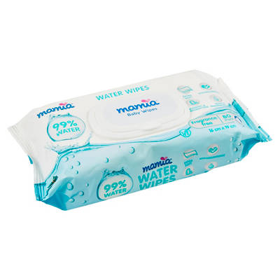 MAMIA Baby Water Wipes 80 Pack, 80 pack — Aldi