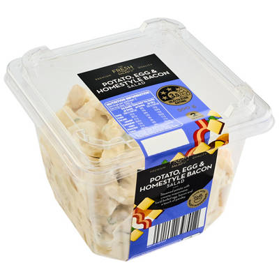 THE FRESH SALAD CO Potato Egg and Homestyle Bacon Salad 500g