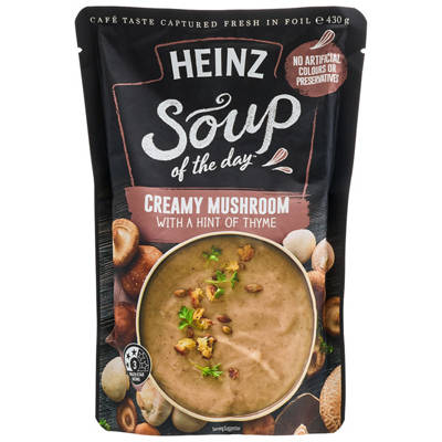 HEINZ Creamy Mushroom with a hint of Thyme Soup 430g