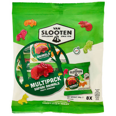 VAN SLOOTEN Wine Gum Multipack 160g