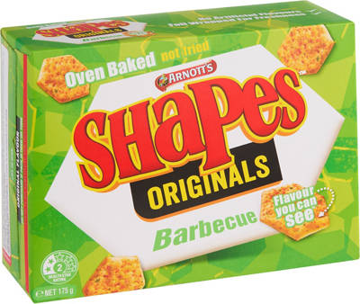 ARNOTT'S Shapes Barbecue 175g