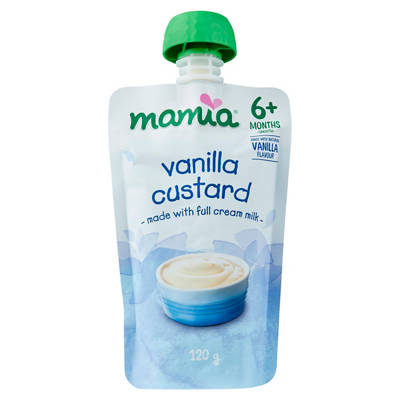 MAMIA Vanilla Custard 6+ Months Baby Food 120g