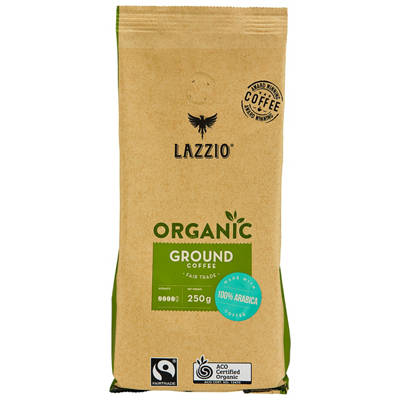 LAZZIO Organic Coffee Ground 250g