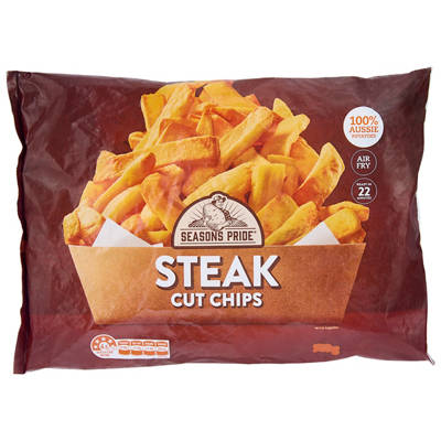 SEASONS PRIDE Steak Cut Chips 750g