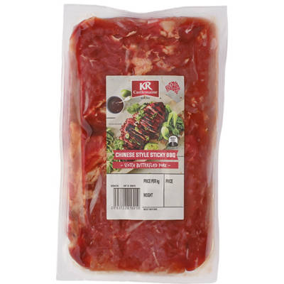 KR CASTLEMAINE EST. 1911 Chinese Style Sticky BBQ Butterflied Scotch Pork