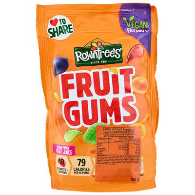 NESTLE Rowntrees Fruit Gums 150g