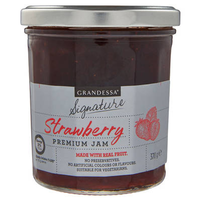 GRANDESSA SIGNATURE Premium Strawberry Jam 370g