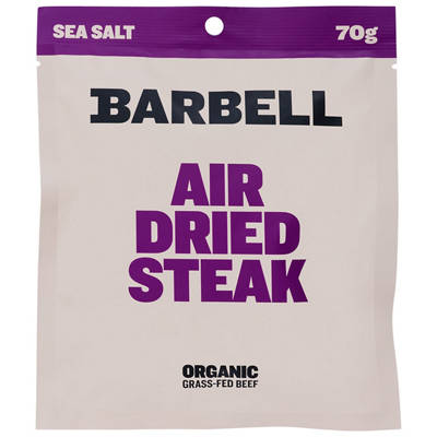 BARBELL BILTONG Air Dried Steak Sea Salt 70g