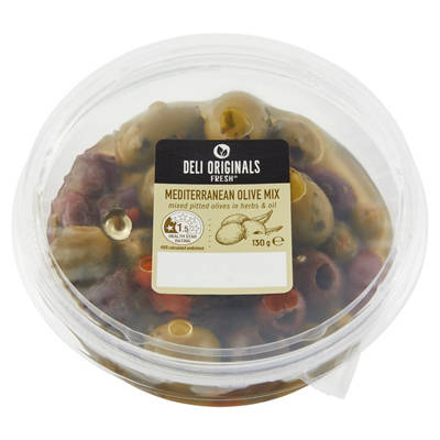 DELI ORIGINALS FRESH Antipasto Mediterranean Olive 130g