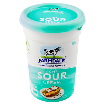 FARMDALE Light Sour Cream 300g