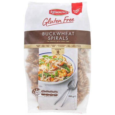 Gluten Free Pasta Buckwheat Spirals 350g