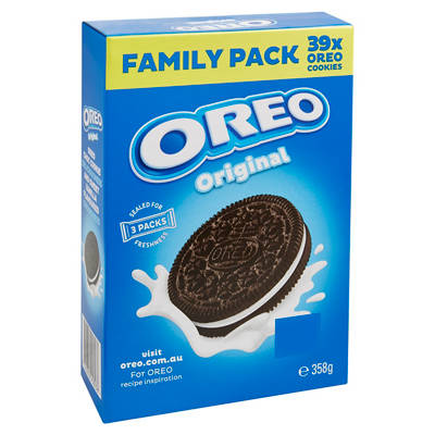 OREO Original Sandwich Biscuit Family Pack 358g