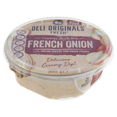 DELI ORIGINALS FRESH French Onion Dip 200g