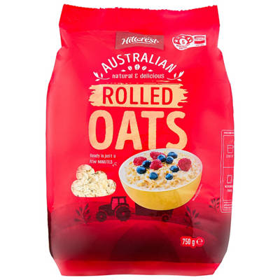 HILLCREST Rolled Oats 750g