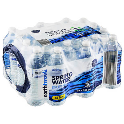 NORTHBROOK Natural Australian Spring Water 24x600ml