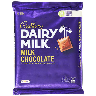 CADBURY Dairy Milk Chocolate 315g