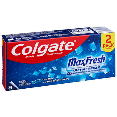 Max Fresh Toothpaste 2 Pack 115g