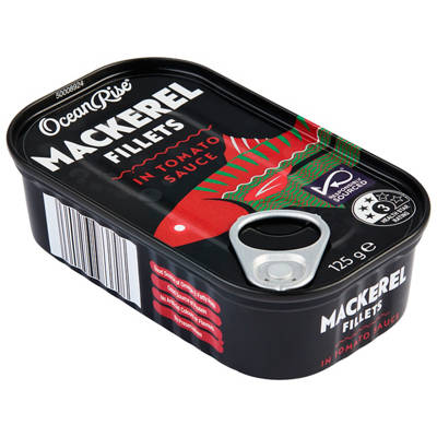 OCEAN RISE Mackerel Fillets in Tomato Sauce 125g