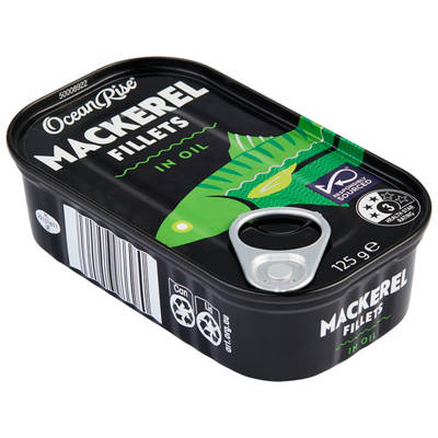OCEAN RISE Mackerel Fillets in Oil 125g
