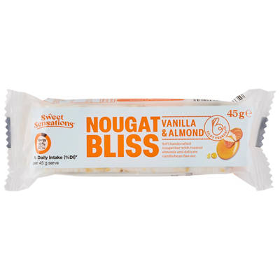 SWEET SENSATIONS Nougat Bliss Vanilla & Almond 45g