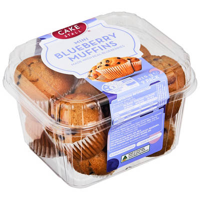 THE CAKE STALL Mini Blueberry Muffins 9 Pack