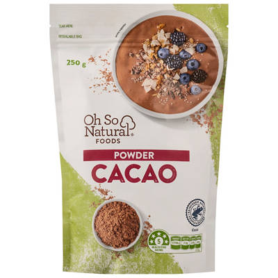 OH SO NATURAL FOODS Cacao Powder 250g