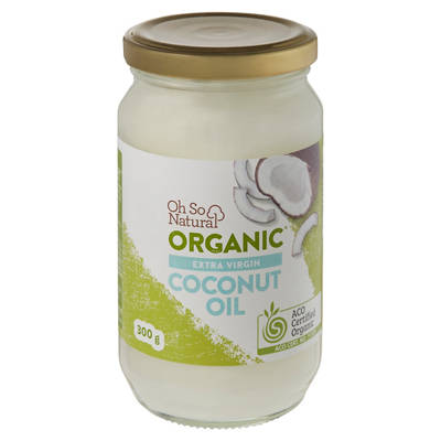 OH SO NATURAL ORGANIC Organic Extra Virgin Coconut Oil 300g