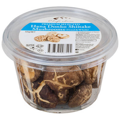 CHEF'S CHOICE Shiitake Dried Mushrooms 55g