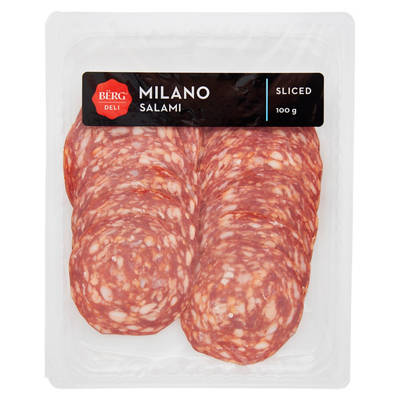 BERG Mild Milano Sliced Salami 100g