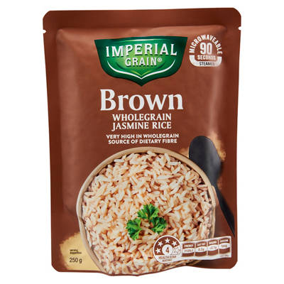 IMPERIAL GRAIN Brown Rice Microwave Pouch 250g