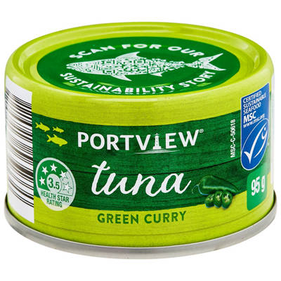 PORTVIEW Flavoured Tuna 95g - Green Curry