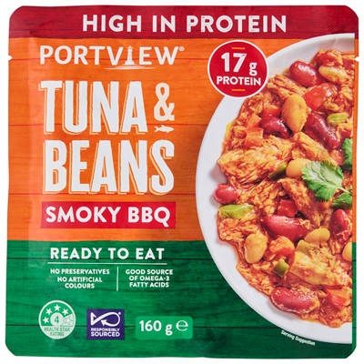 Smoky BBQ Tuna With Beans 160g