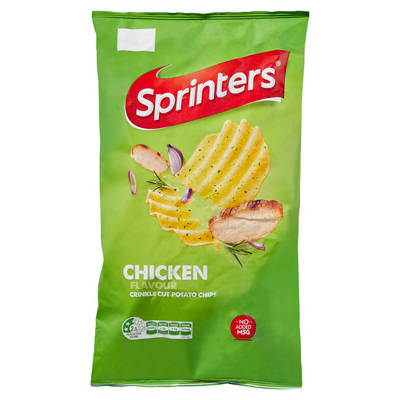 SPRINTERS Crinkle Cut Potato Chips Chicken 230g