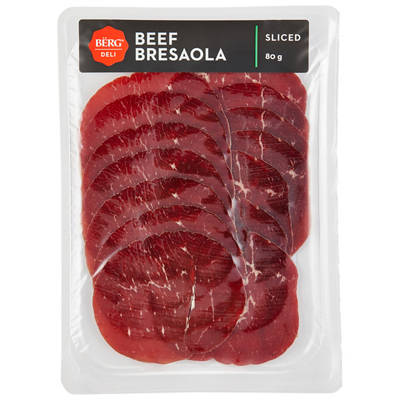 BERG Beef Bresaola Sliced 80g