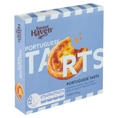 Portuguese Tarts 4 Pack 280g