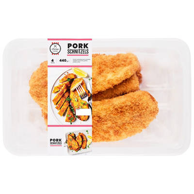 PC PETITE CUISINE Crumbed Pork Schnitzels 440g