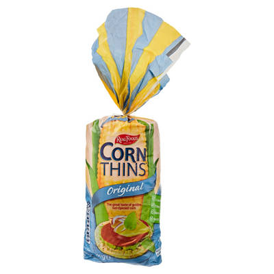 REAL FOODS Real Foods Corn Thins Original 150g