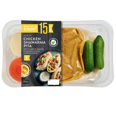 READY, SET…COOK! Chicken Shawarma Meal Kit 810g