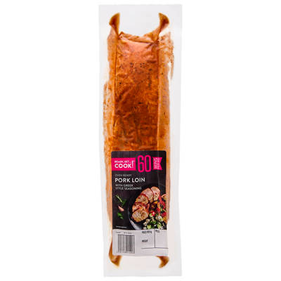 READY, SET…COOK! Pork Loin with Greek Style Seasoning Per Kg