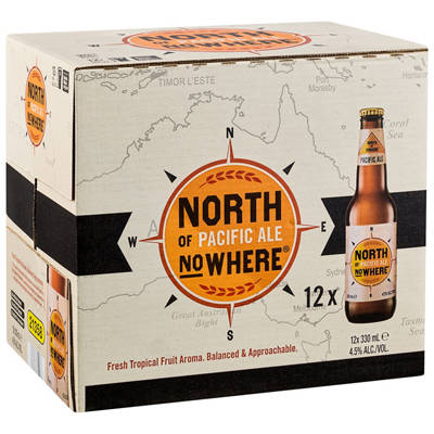 NORTH OF NOWHERE Pacific Ale 12x330ml