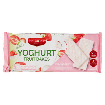 Strawberry Flavoured Yoghurt Fruit Bakes  180g