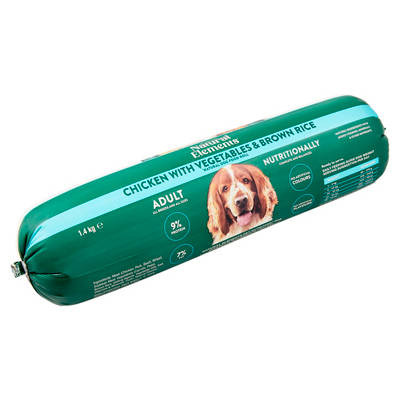Dog Food Roll Chicken with Vegetables & Brown Rice 1.4kg
