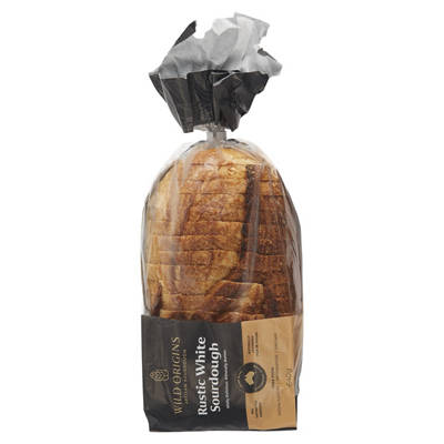 WILD ORIGINS ARTISAN SOURDOUGH Rustic White Sourdough Loaf 640g