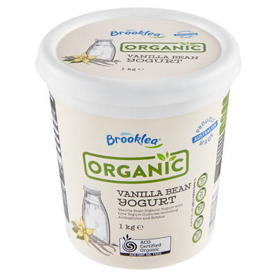 Organic Vanilla Bean Yogurt 1kg